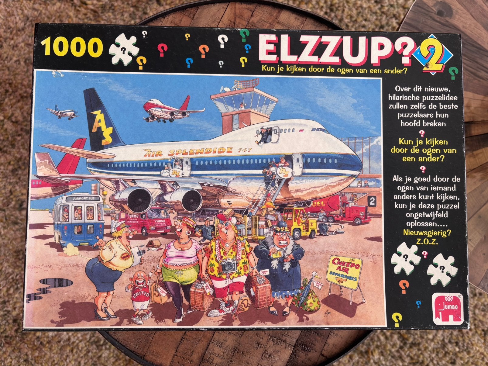 JUMBO Puzzel WASGIJ 1000 stukjes, Ophalen of Verzenden, 500 t/m 1500 stukjes, Zo goed als nieuw