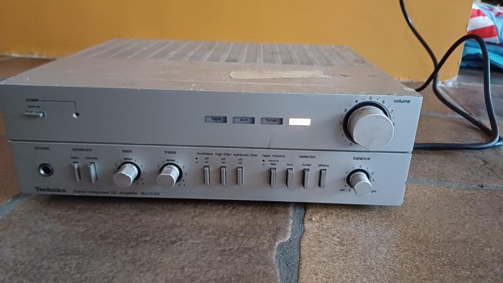 Technics SU-C03, Ophalen of Verzenden, Gebruikt, Minder dan 60 watt, Overige merken