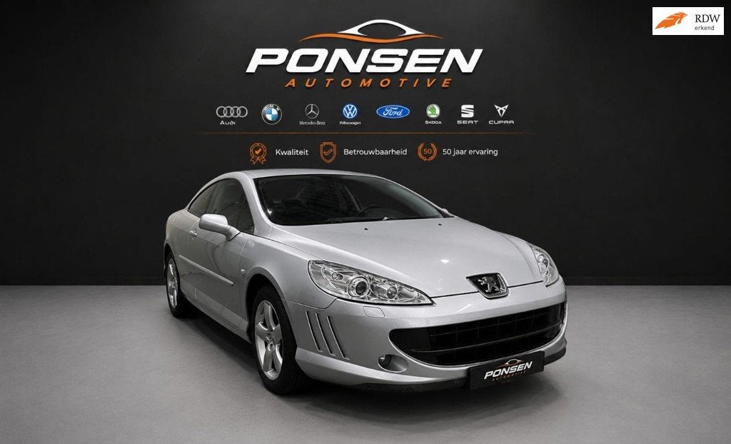 Peugeot 407 Coupé 2.2-16V Référence, Auto's, Voorwielaandrijving, 1390 kg, Gebruikt, 2230 cc