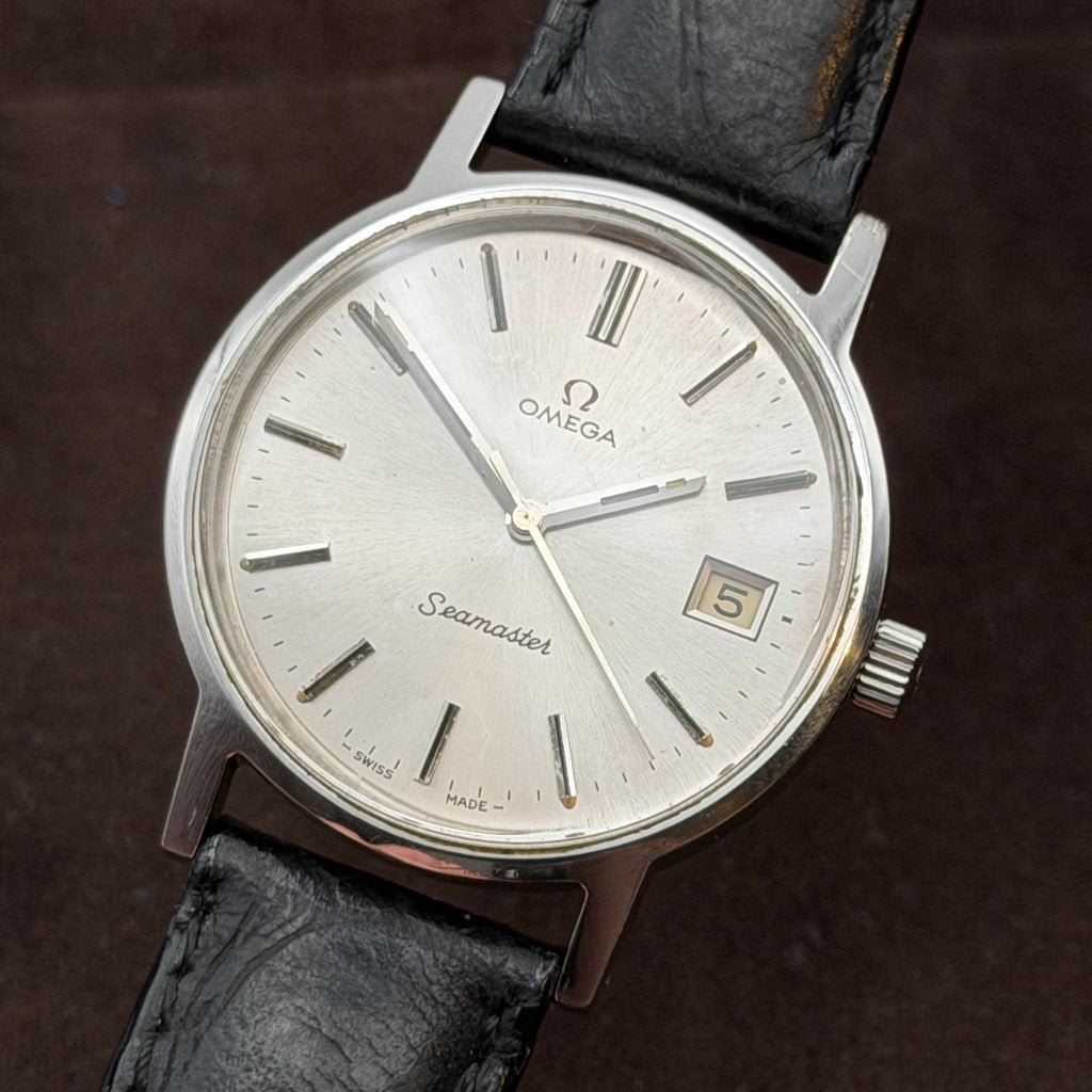 Omega Seamaster date - 35mm, Staal, Met bandje, Polshorloge, Omega