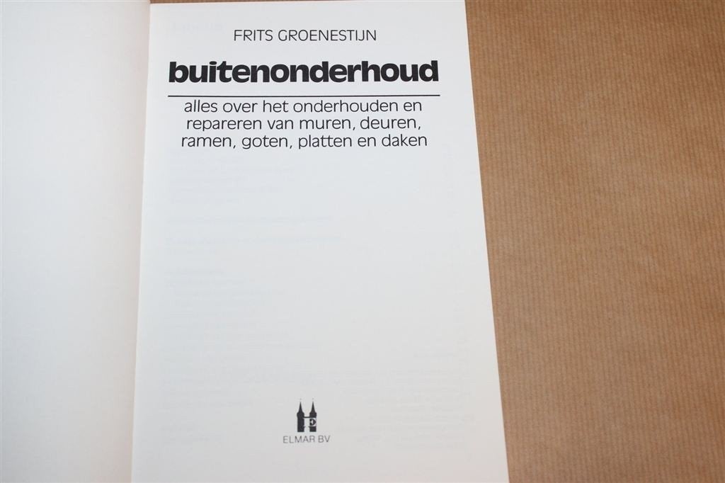Buitenonderhoud — Doe-het-zelf Muren, Daken & Ramen etc..., Ophalen of Verzenden, Gelezen, Overige onderwerpen