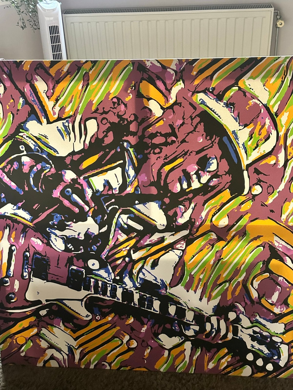 Schilderij van slash - Dalton Arts, Ophalen, Acrylverf, Muziek, Op houten frame