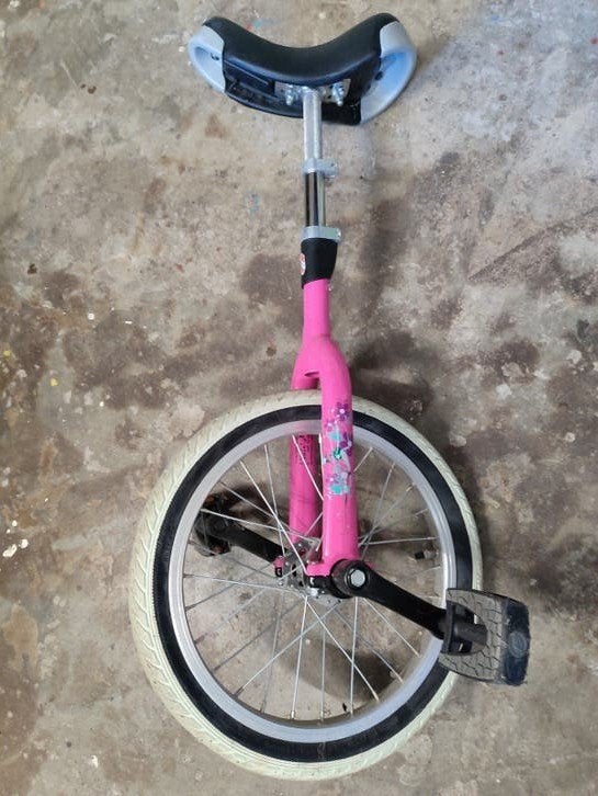 Roze kinder eenwieler - Puky ER 16 - Gebruikt, Ophalen