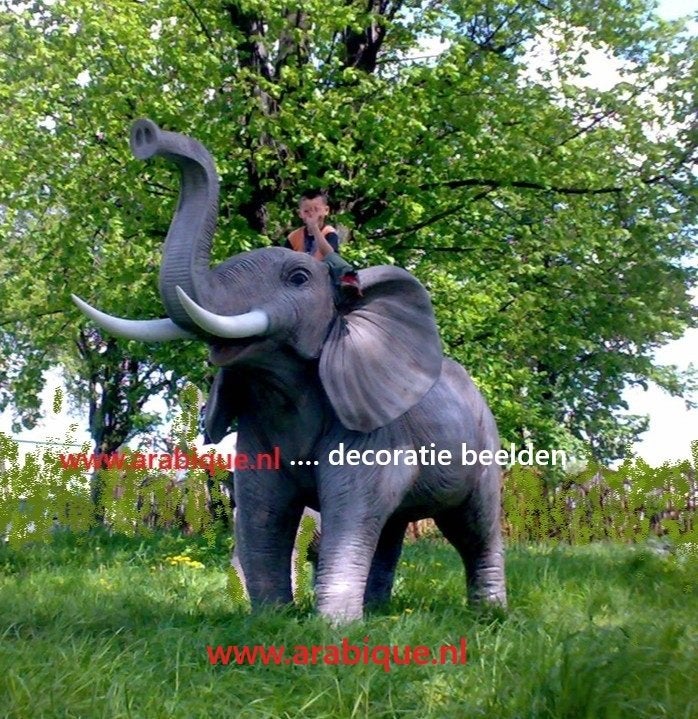 Olifant  ware groot , olifant kalf ware groot .....Enz, Ophalen of Verzenden, Nieuw, Kunststof, Dierenbeeld