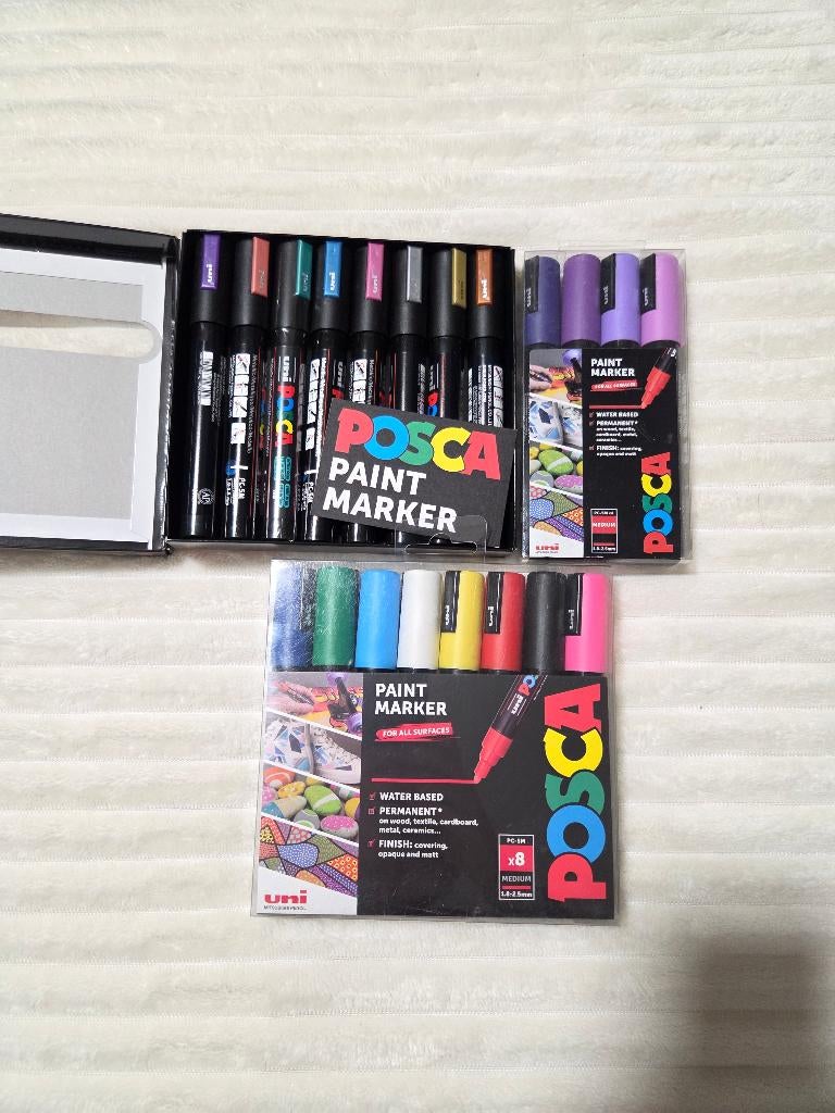 Nieuwe 20 Posca Stiften Formaat PC5M, Overige typen, Nieuw, ..., Ophalen of Verzenden