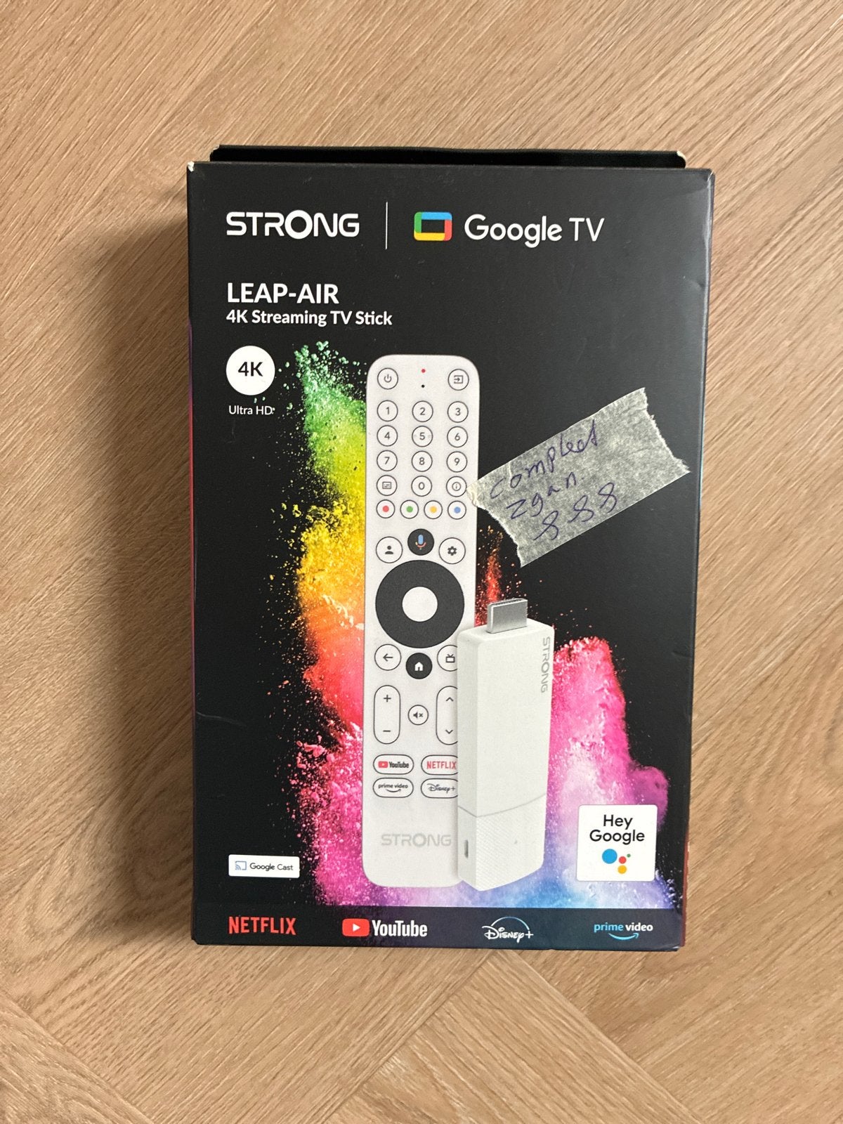 Strong Leap-Air 4K Streaming TV Stick - Compleet als nieuw, Audio, Tv en Foto, Mediaspelers, Info@strong.com, Ophalen of Verzenden