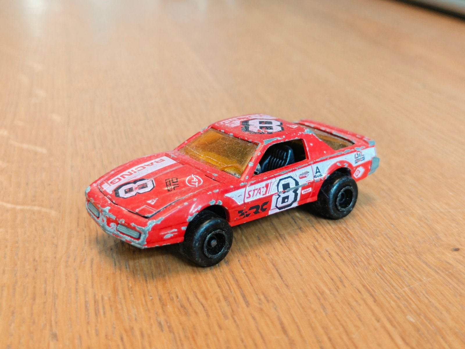 Majorette Pontiac Firebird ROOD, Ophalen of Verzenden, Zo goed als nieuw, Auto