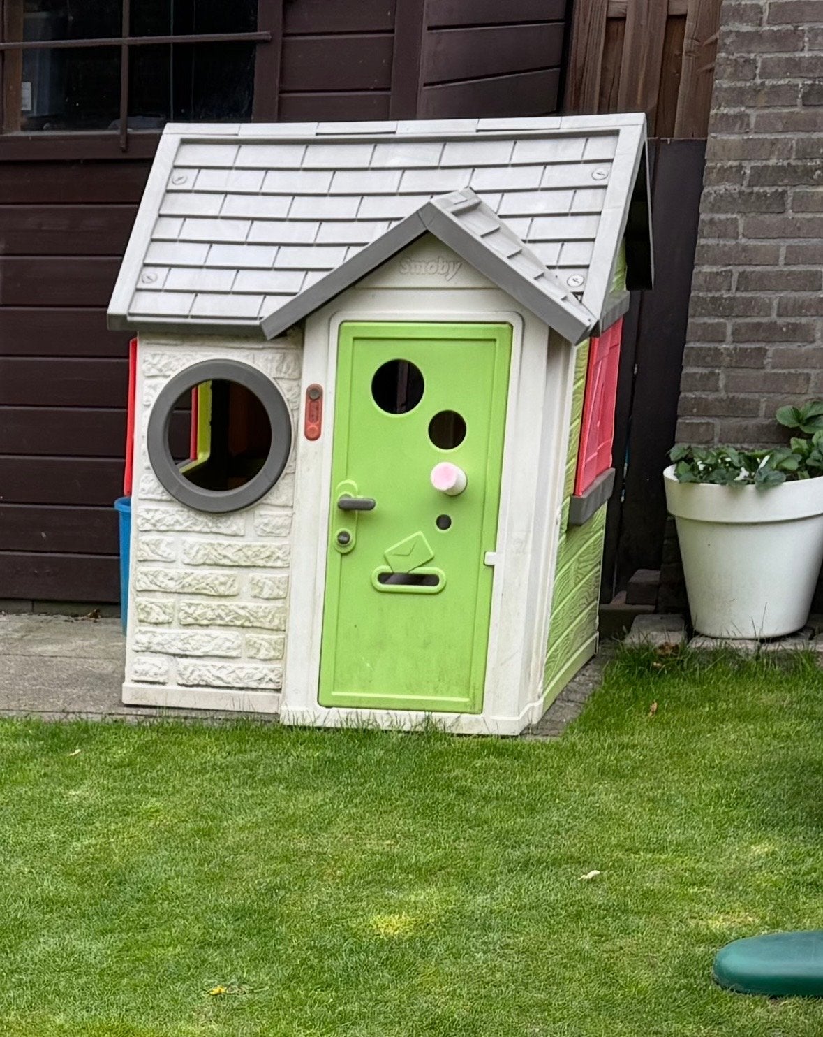 Smoby speelhuisje - met beschadiging, Kinderen en Baby's, Speelgoed | Buiten | Speelhuisjes, Ophalen, Gebruikt, Kunststof