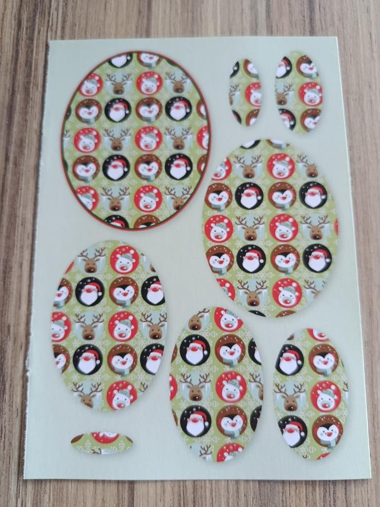 Knipvellen kerst,, Hobby en Vrije tijd, Kaarten | Zelf maken, Verzenden, Nieuw, Kerst, Knipvel