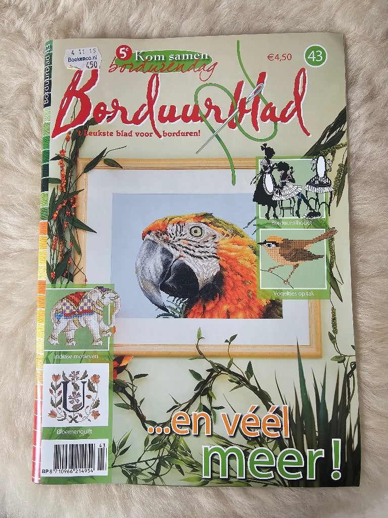 Borduurblad nr. 43 NIEUW, Ophalen of Verzenden, Nieuw