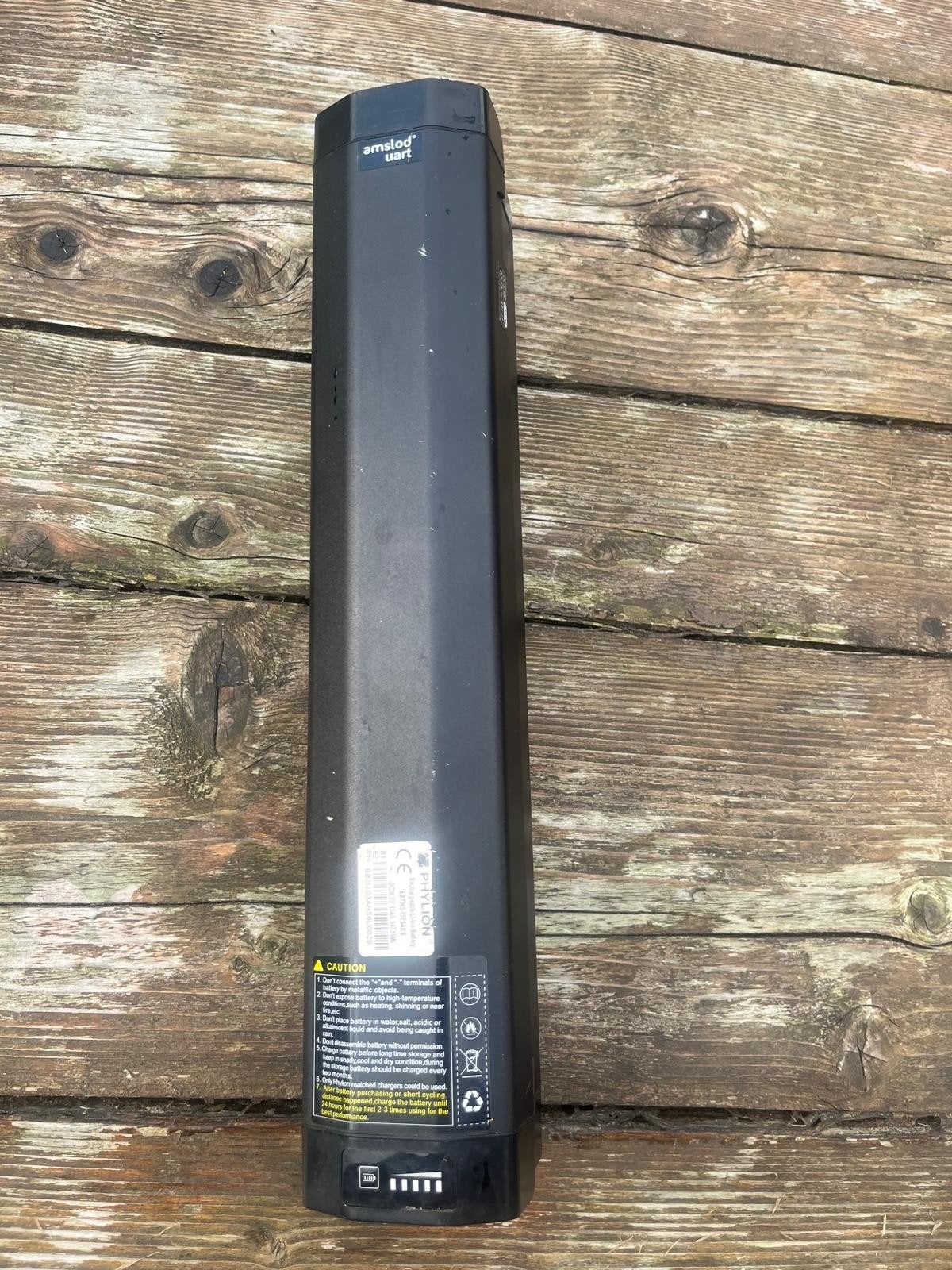 Amslod UART Smart fietsaccu met oplader, Ophalen, Gebruikt