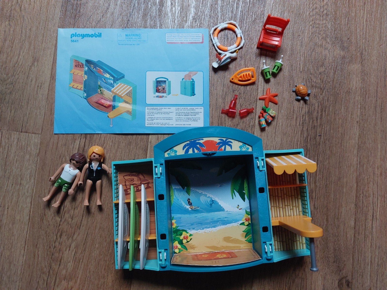 Playmobil Surf en (onder) water sets, Gebruikt, Complete set, Overige typen, Ophalen of Verzenden