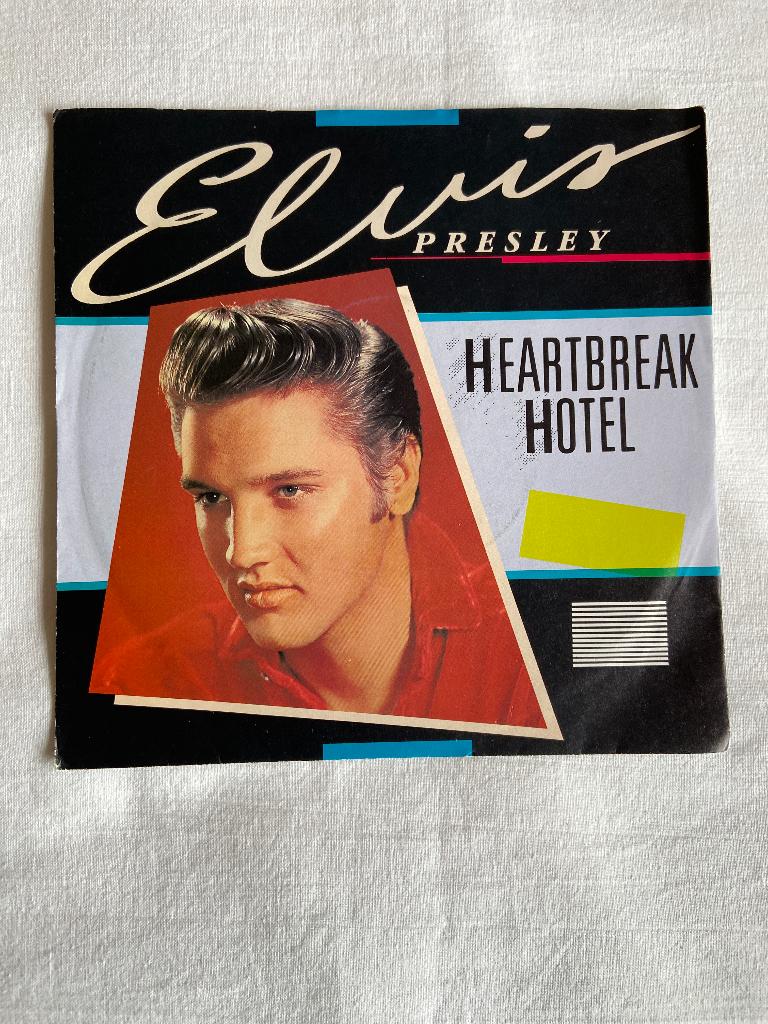 elvis presley - heartbreak hotel, Cd's en Dvd's, Vinyl Singles, Ophalen of Verzenden, Zo goed als nieuw, Pop