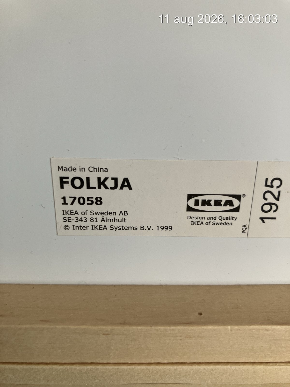 Twee kleine spiegels van IKEA FOLKJA, Ophalen, Minder dan 50 cm, Gebruikt, Minder dan 100 cm