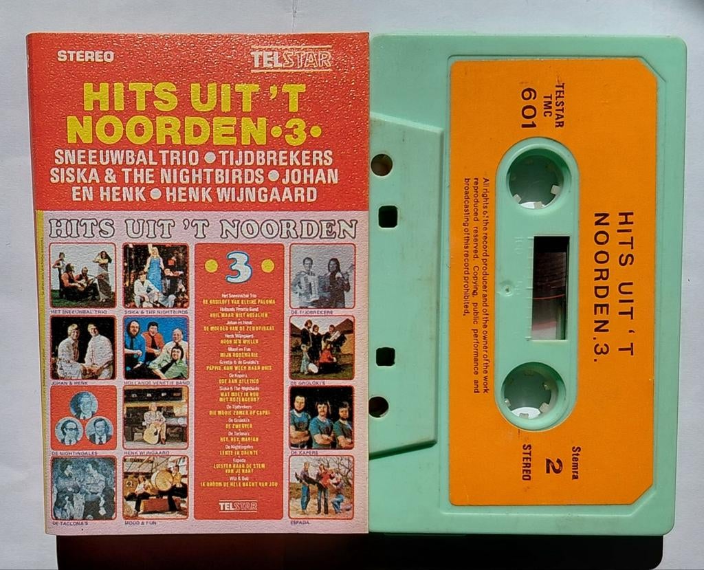 TMC  - 601.  Hits uit 't Noorden  *3*, Ophalen of Verzenden, Zo goed als nieuw, 1 bandje
