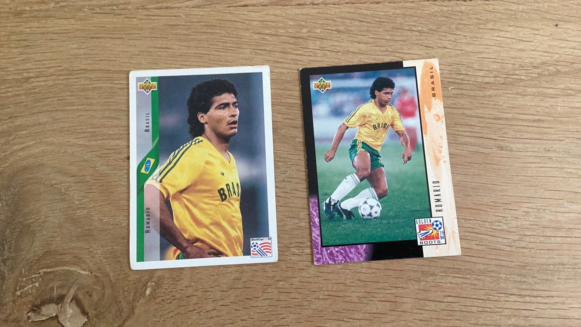 Romario kaarten upper deck world cup 1994, Verzamelen, Ophalen of Verzenden, Gebruikt, Buitenlandse clubs, Poster, Plaatje of Sticker