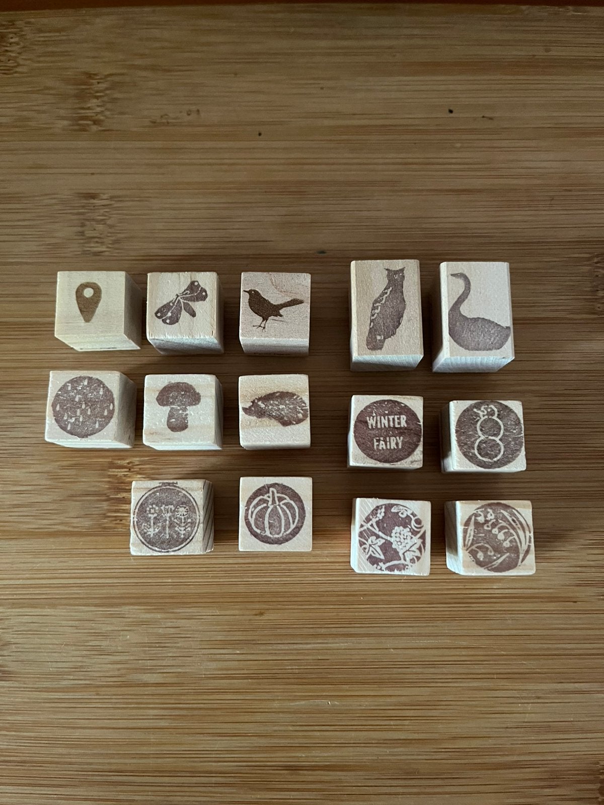 Paperpoems handgemaakte stempels, Ophalen of Verzenden, Zo goed als nieuw