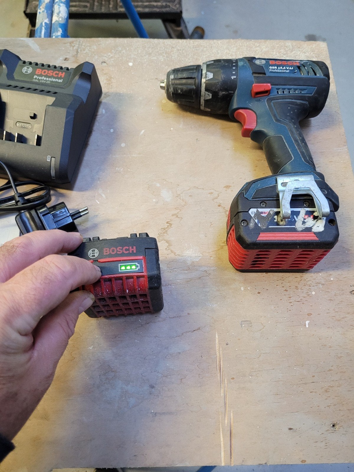 Bosch GSR 14.4 V-Li, Ophalen of Verzenden, Boor- en Schroefmachine