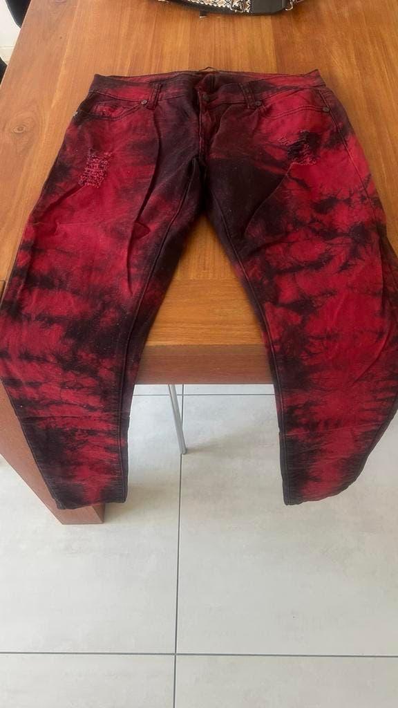 Rock Rebel broek mannen batiek motief maat 29/34, Verzenden, Nieuw, Overige kleuren, W32 (confectie 46) of kleiner