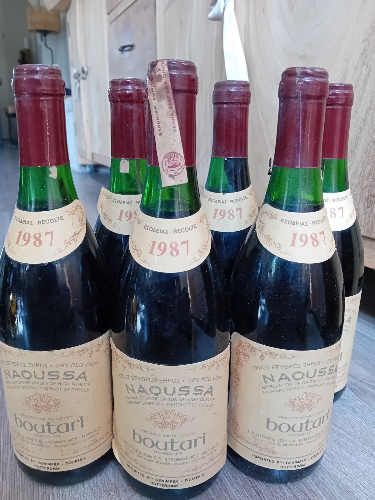 Diverse collectie vintage wijnen en sterke dranken, Verzamelen, Wijnen, Ophalen, Frankrijk, Zo goed als nieuw, Rode wijn