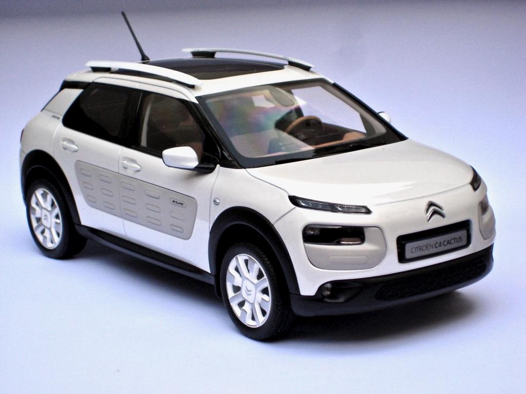 Citroen C4 Cactus 2014 parelwit met dune Airbumps Norev 1:18, Hobby en Vrije tijd, Modelauto's | 1:18, Ophalen of Verzenden, Nieuw