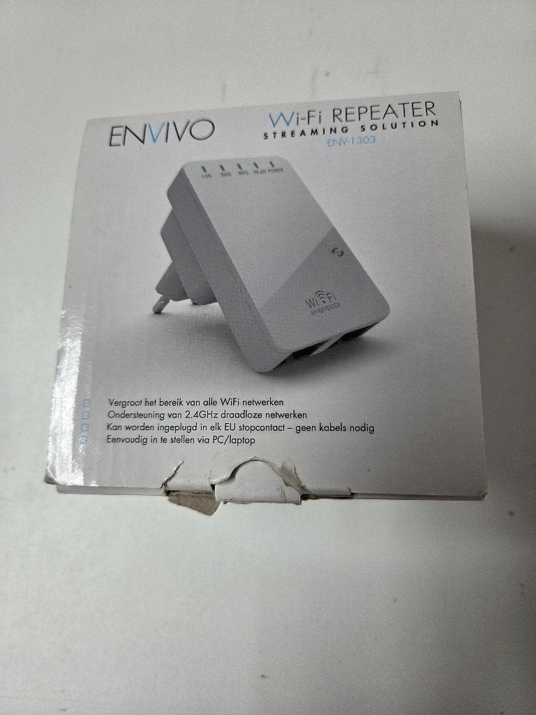 envivo wifi repeater env 1303., Computers en Software, Ophalen of Verzenden, Zo goed als nieuw, Envivo