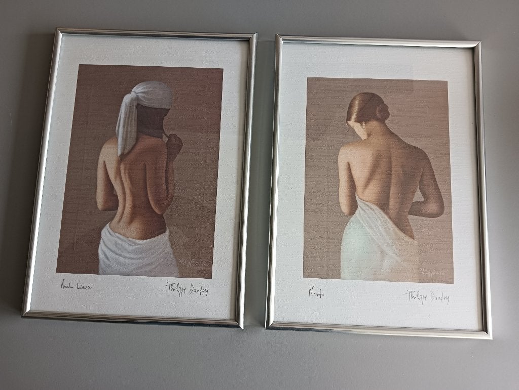2 schilderijen van Philippe Boudoy, Antiek en Kunst, Kunst | Schilderijen | Klassiek, Portret of Personen, Realistisch, Ophalen of Verzenden