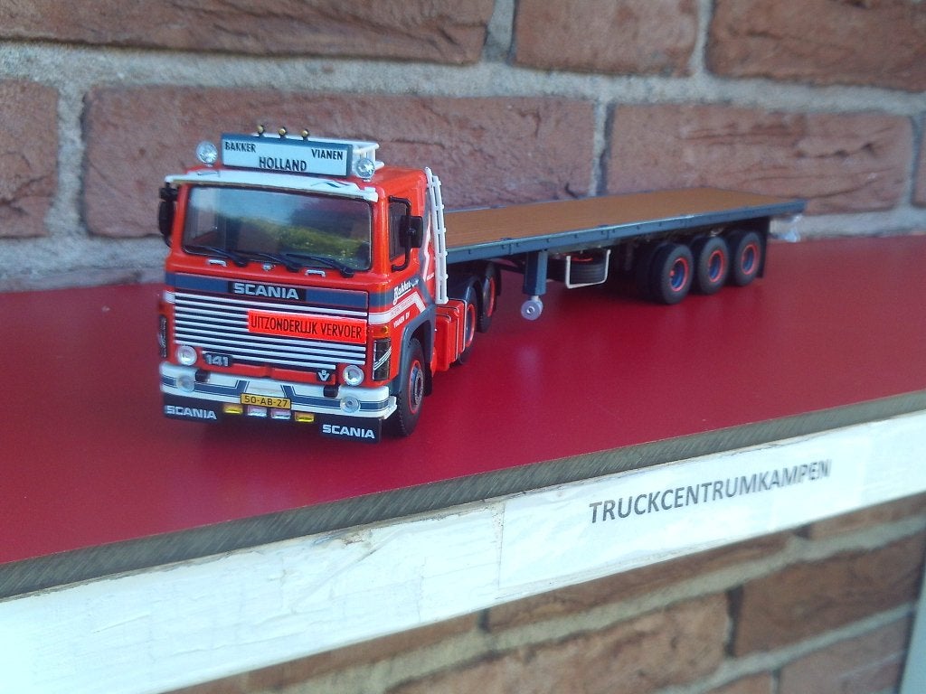 WSI  Scania  141  met  oplegger  van  Bakker - Vianen., Ophalen of Verzenden, Nieuw, Bus of Vrachtwagen, Wsi