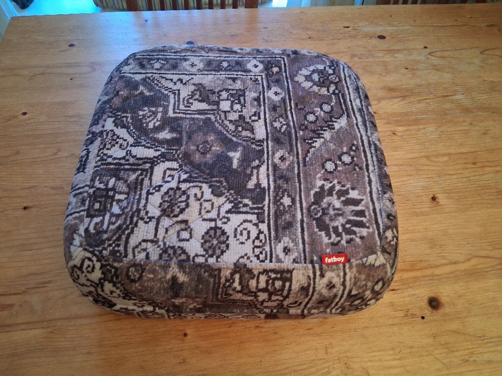 Fatboy Baboesjka poef - 1 zitkussen, Minder dan 50 cm, Gebruikt, Vierkant, Minder dan 50 cm