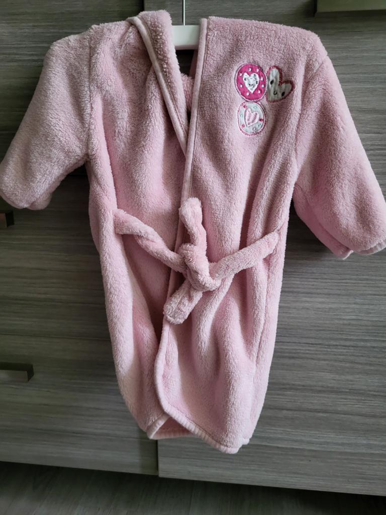 Roze badjas maat 68 zgan, Kinderen en Baby's, Ophalen of Verzenden, Zo goed als nieuw, Meisje, Overige typen