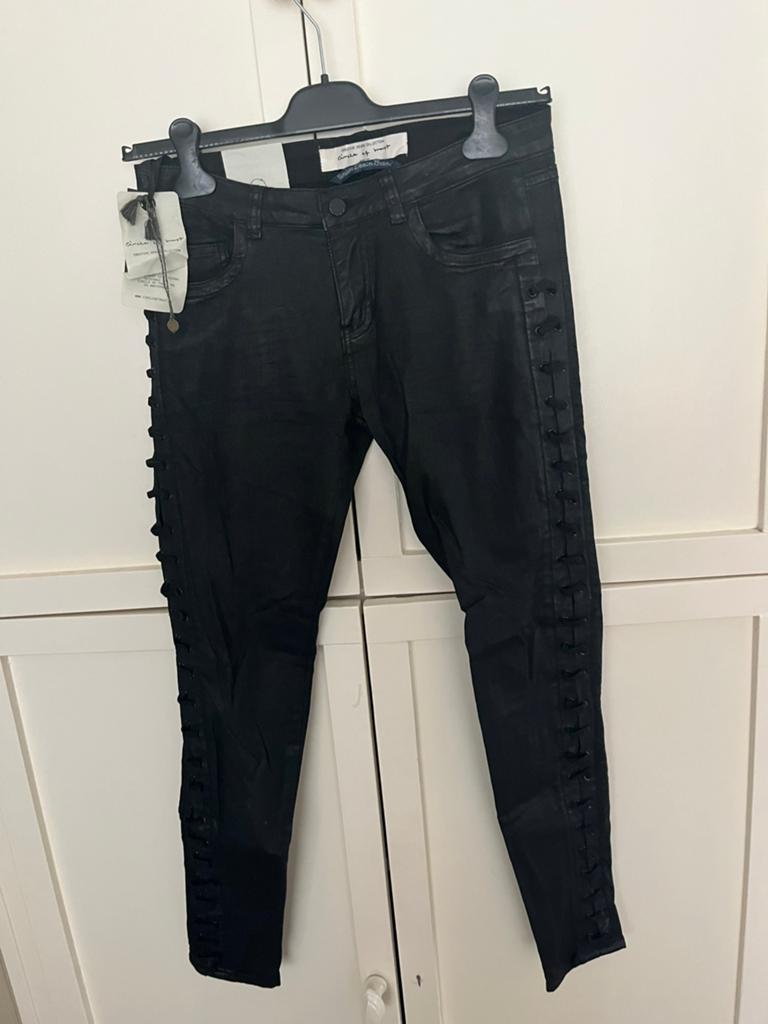 Circle of trust gecoate broek nieuw met kaartjes, Ophalen of Verzenden, Nieuw, Blauw