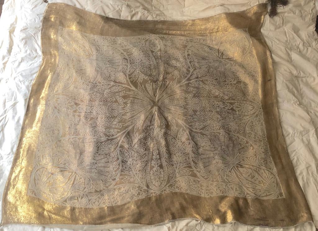 Shawl met gouddraad Noord Afrika, Ophalen of Verzenden