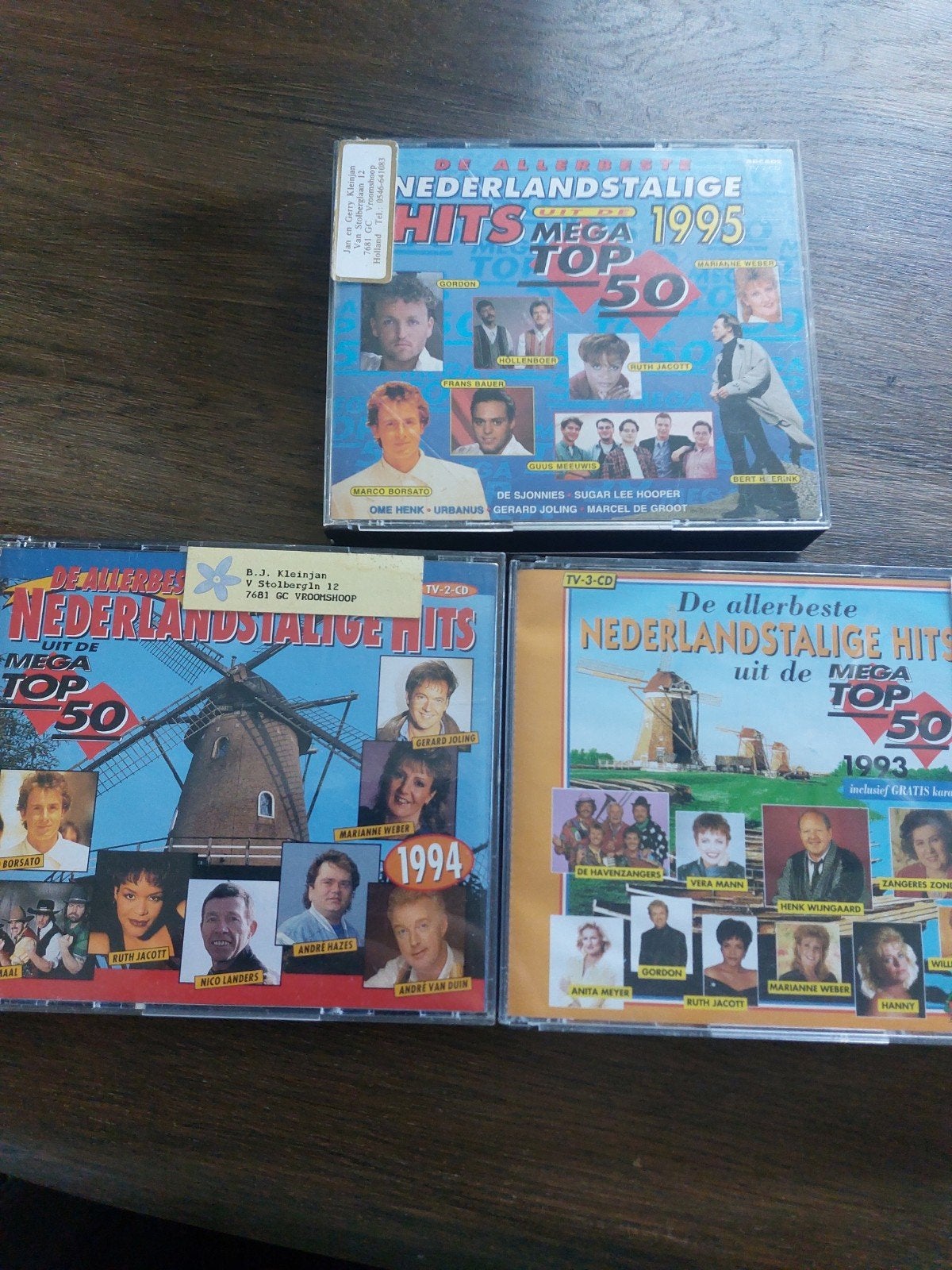 Mega top 50 1993 1994 1995, Ophalen of Verzenden, Zo goed als nieuw