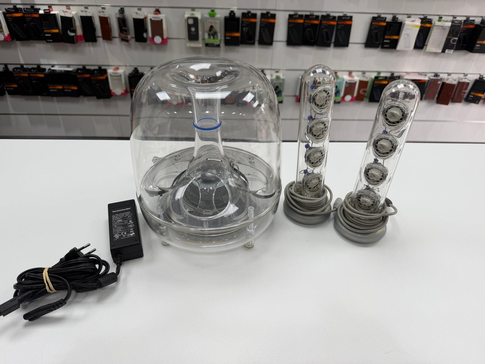 Harman Kardon SoundSticks III 2.1 Speakerset, Audio, Tv en Foto, Luidsprekers, Gebruikt, Verzenden, Speakerset, AUX-ingang