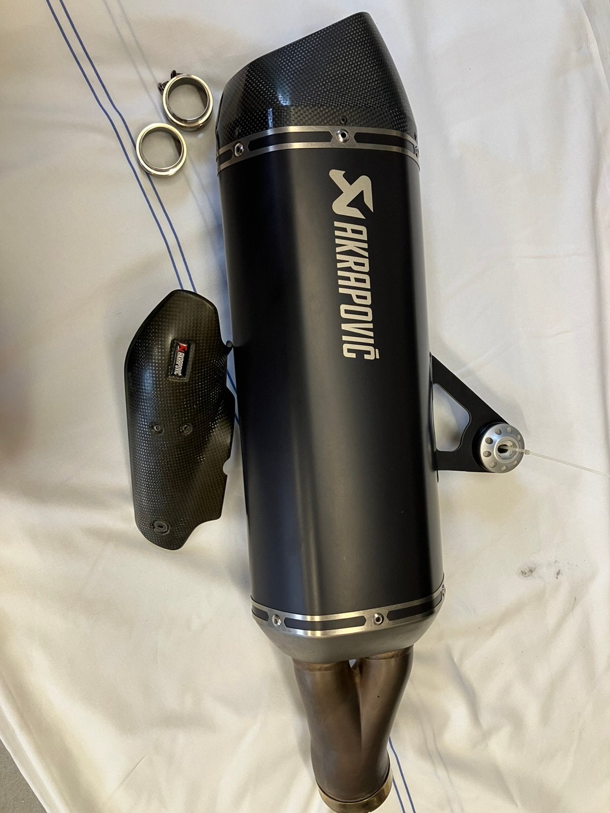 Akrapovic uitlaat voor BMW R1250GS/GSA en R1200GS/GSA LC, Motoren, Ophalen of Verzenden, Gebruikt