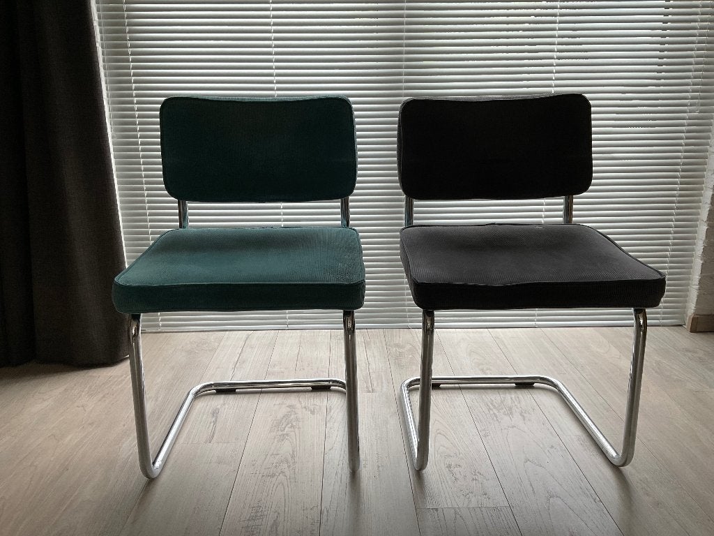 4 Eetkamerstoelen, Ophalen, Gebruikt, Overige kleuren, Stof
