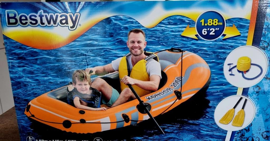 Bestway Hydroforce Kondor Opblaasboot set, Ophalen, Overige typen
