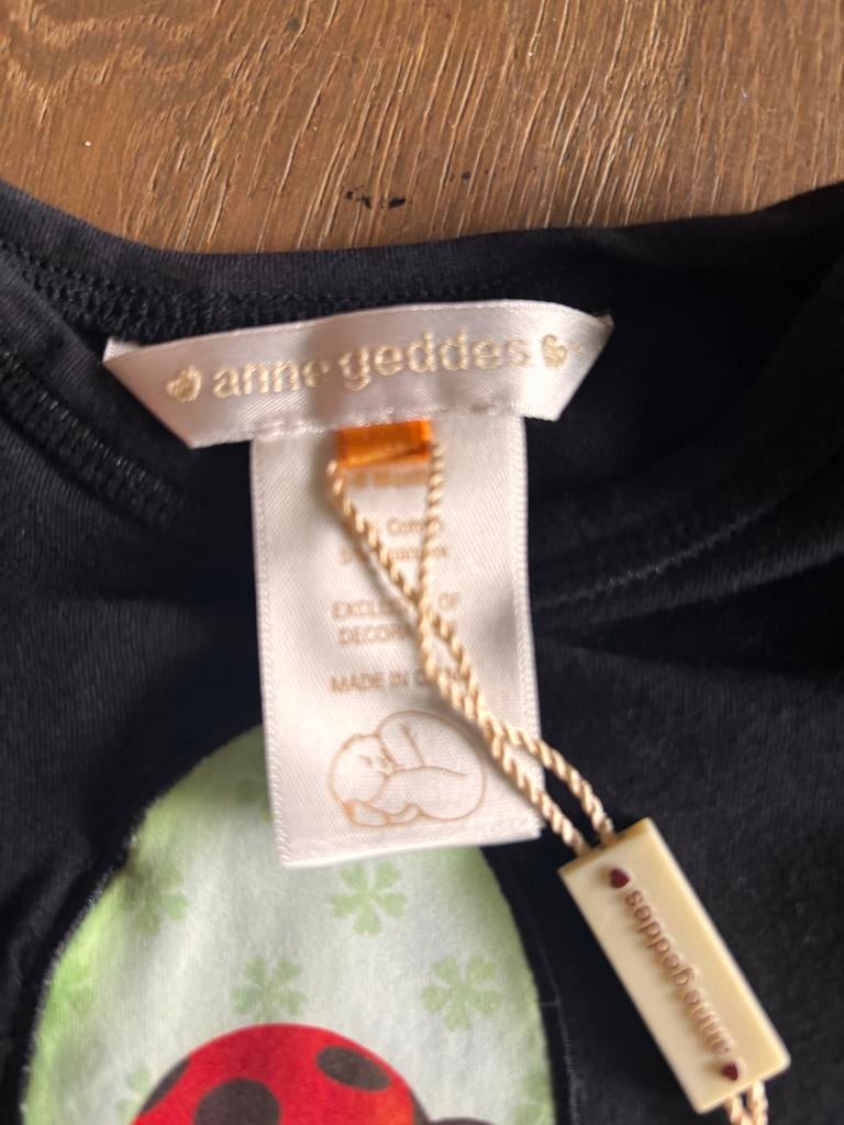 Nieuw Anne Geddes shirtje lieveheersbeestje 3-6 maanden, Ophalen of Verzenden, Nieuw, Jongetje of Meisje, Shirtje of Longsleeve
