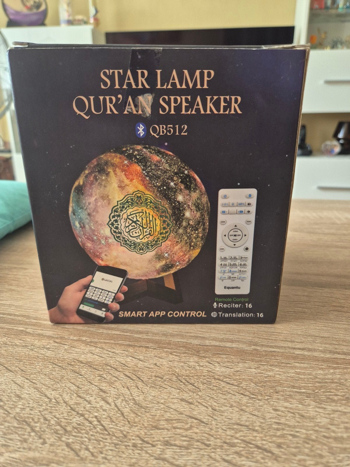 Nieuwe Koran Speaker Sterrenlamp - Leuk als cadeau!, Ophalen, Meerkleurig, Art deco, Dimbaar