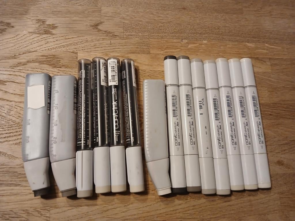 Copic sketch markers, Hobby en Vrije tijd, Tekenen, Ophalen of Verzenden, Gebruikt, Potlood of Stift
