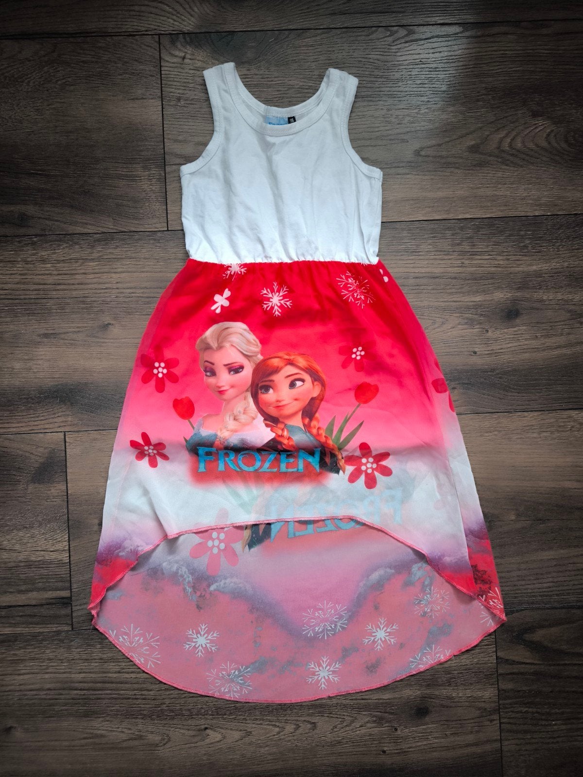 Frozen jurk Anna en Elsa maat 116, Ophalen of Verzenden, Gebruikt, 110 t/m 116, Meisje