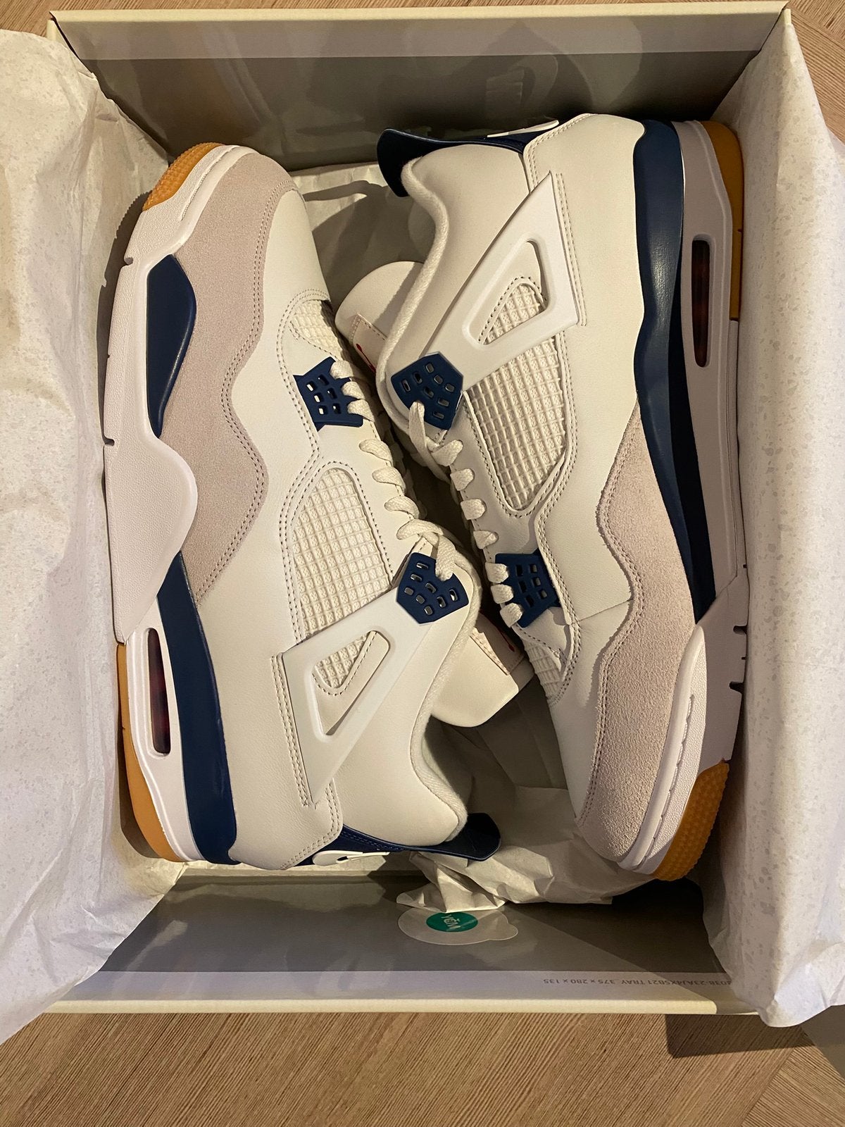 Nike Air Jordan 4 Retro SB Navy Blue 49,5EU/15US, Kleding | Heren, Schoenen, Wit, Nieuw, Ophalen of Verzenden, Sneakers of Gympen