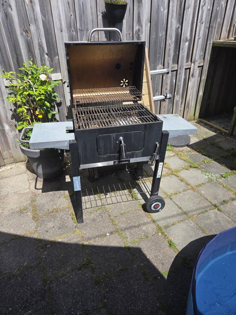 Landmann barbecue met hoes, Tuin en Terras, Ophalen, Gebruikt, Landmann