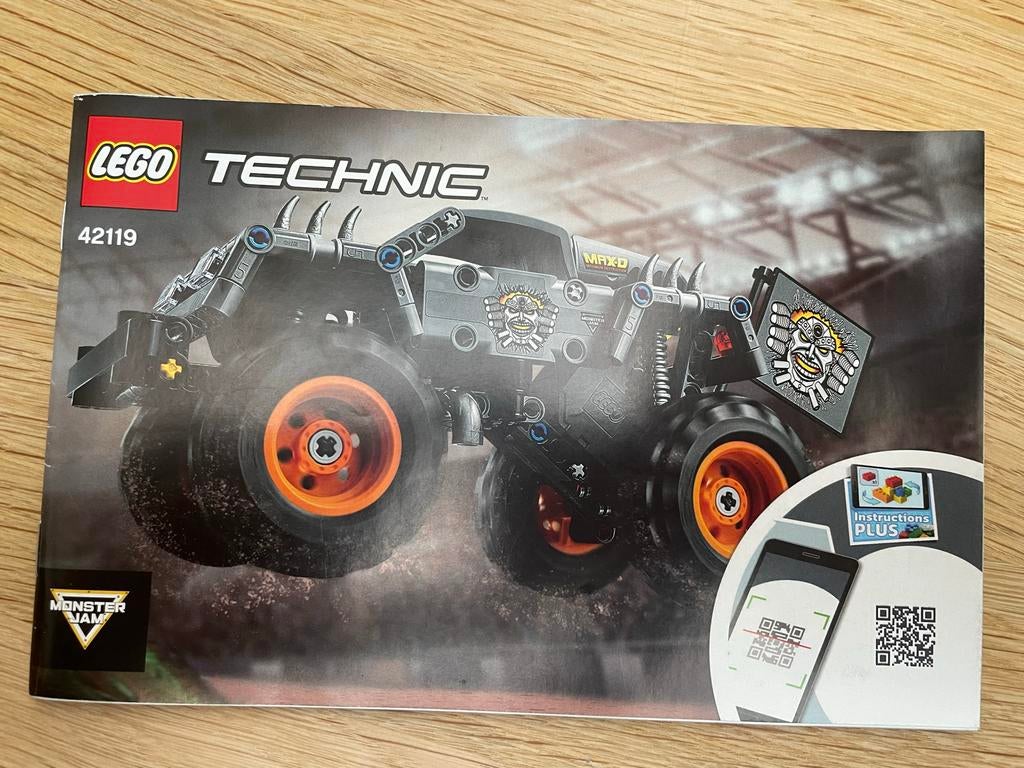 Lego Technic 42119 Monster Jam Max-D, Kinderen en Baby's, Speelgoed | Duplo en Lego, Ophalen of Verzenden, Zo goed als nieuw