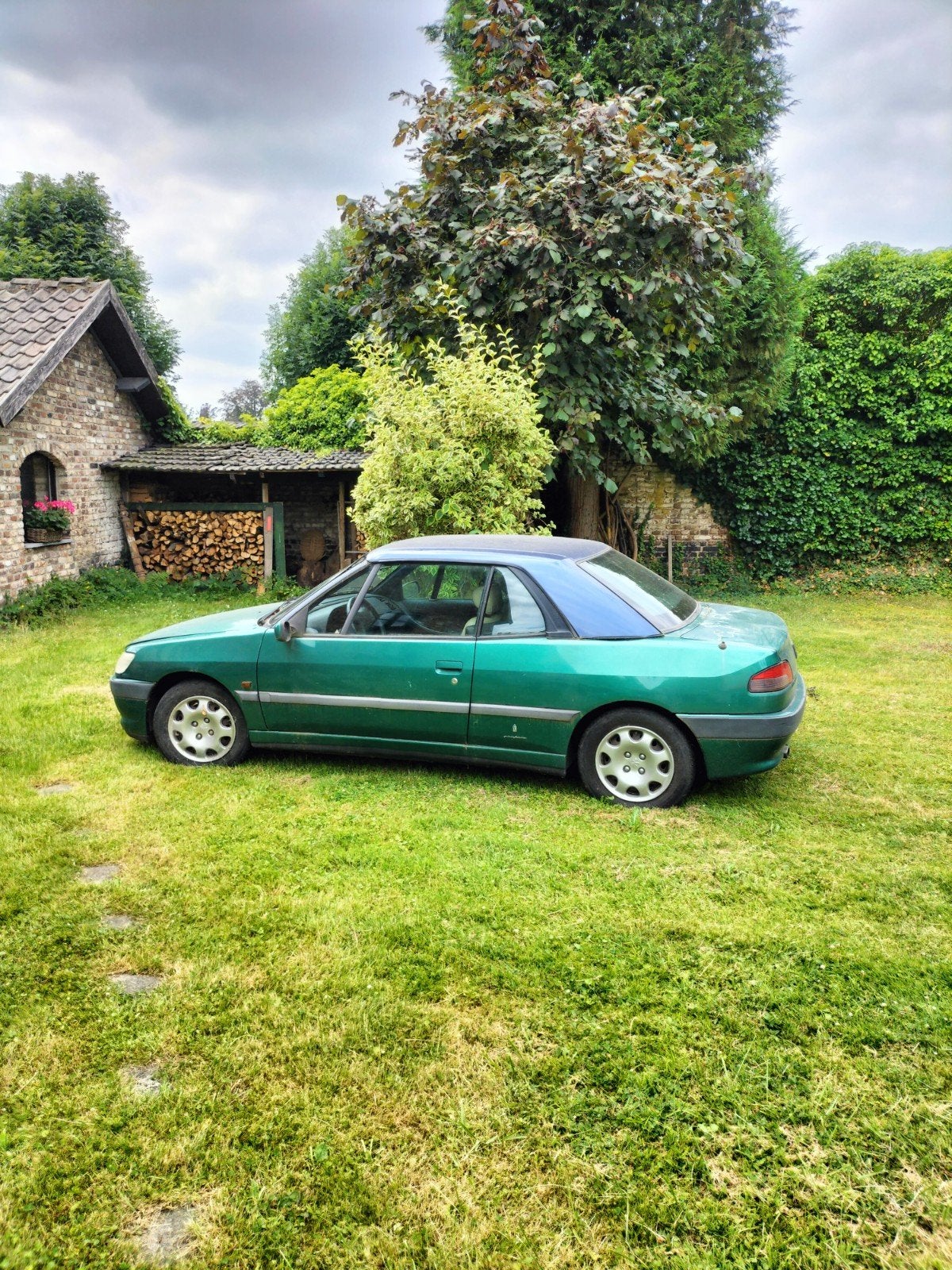 Peugeot 306 1.6 Cabriolet 1998 Groen, Voorwielaandrijving, 4 cilinders, Cabriolet, Origineel Nederlands