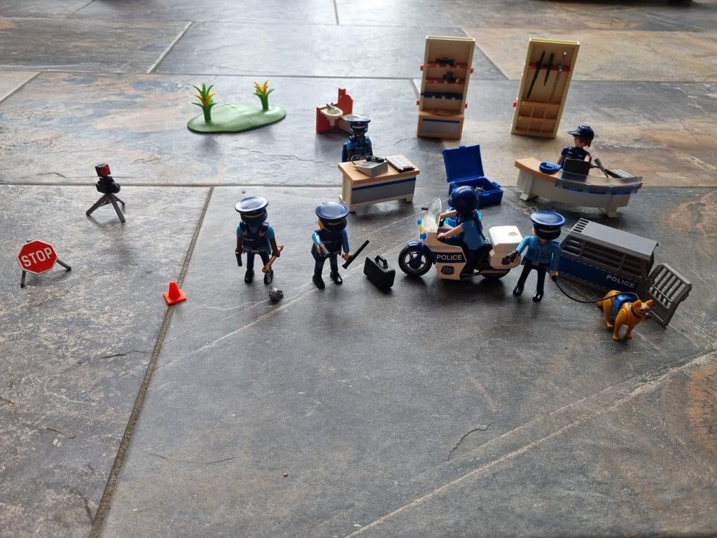 Playmobil Politie Accessoires en Figuren Set, Kinderen en Baby's, Speelgoed | Playmobil, Ophalen of Verzenden, Gebruikt, Los playmobil