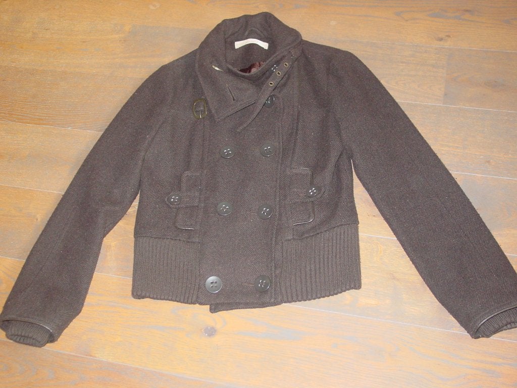 Vero Moda jas, donkerbruin, maat M, Maat 38/40 (M), Bruin, Vero Moda, Ophalen of Verzenden