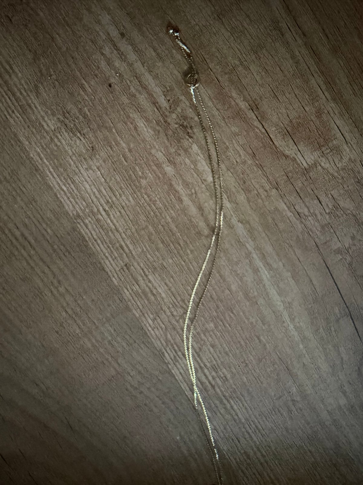 Elegante ketting, Ophalen of Verzenden, Gebruikt, Goud, Verstelbaar