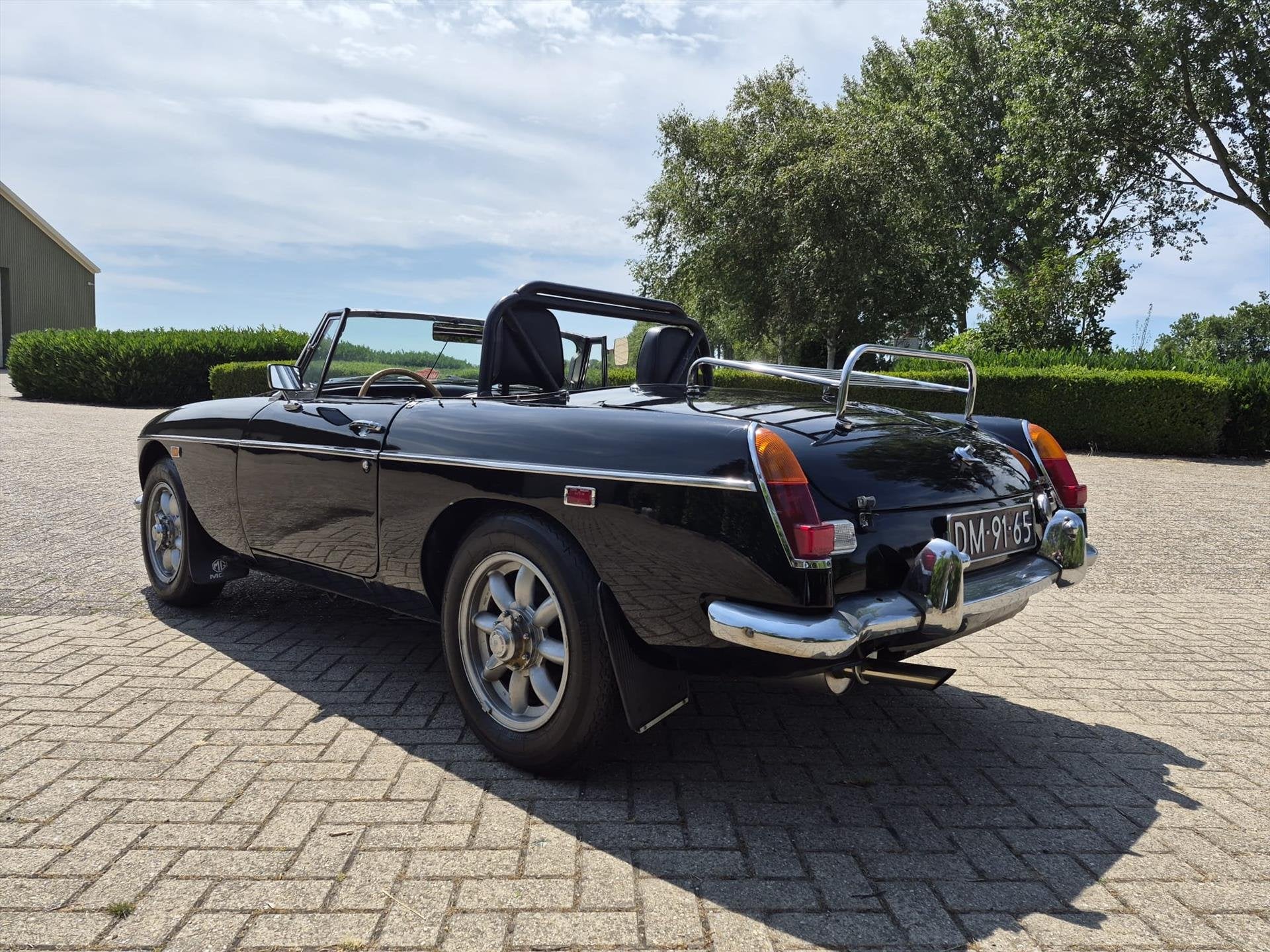 MG Mgc Roadster 6-cilinder (met rolkooi) - 1969, Zwart, Cabriolet, Zwart, Bedrijf