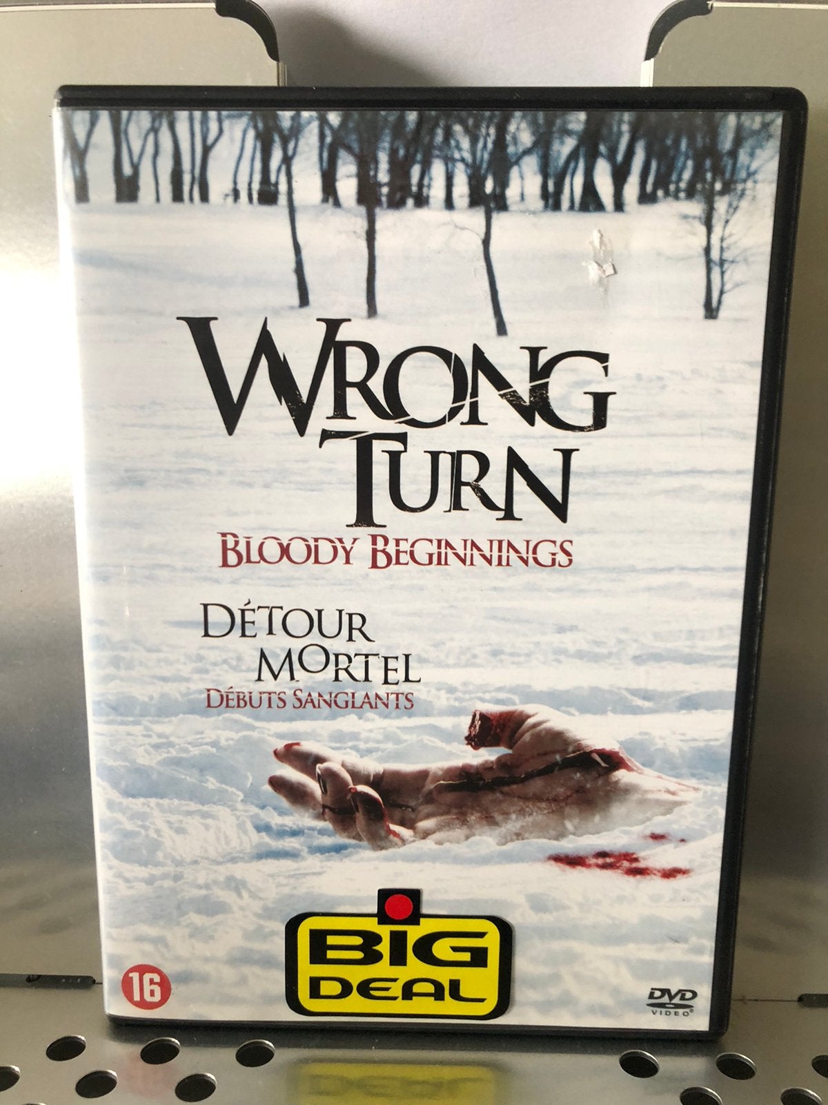 [DVD] Wrong turn 4 bloody beginnings nederlands ondertiteld, Cd's en Dvd's, Dvd's | Horror, Vanaf 16 jaar, Ophalen of Verzenden